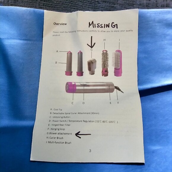 TP-5+1 HOT AIR STYLER YX-Model 818 - Picture 6 of 6